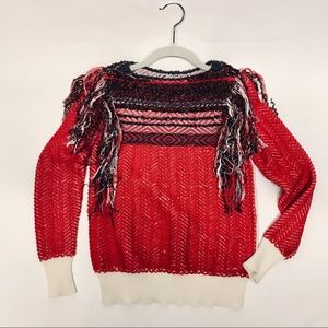 Marc Jacobs Inlay Fairisle Slash Neck Sweater